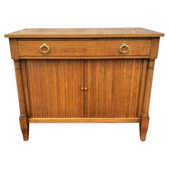 Kindel Credenza Buffet Server with Tambour Sliding Doors