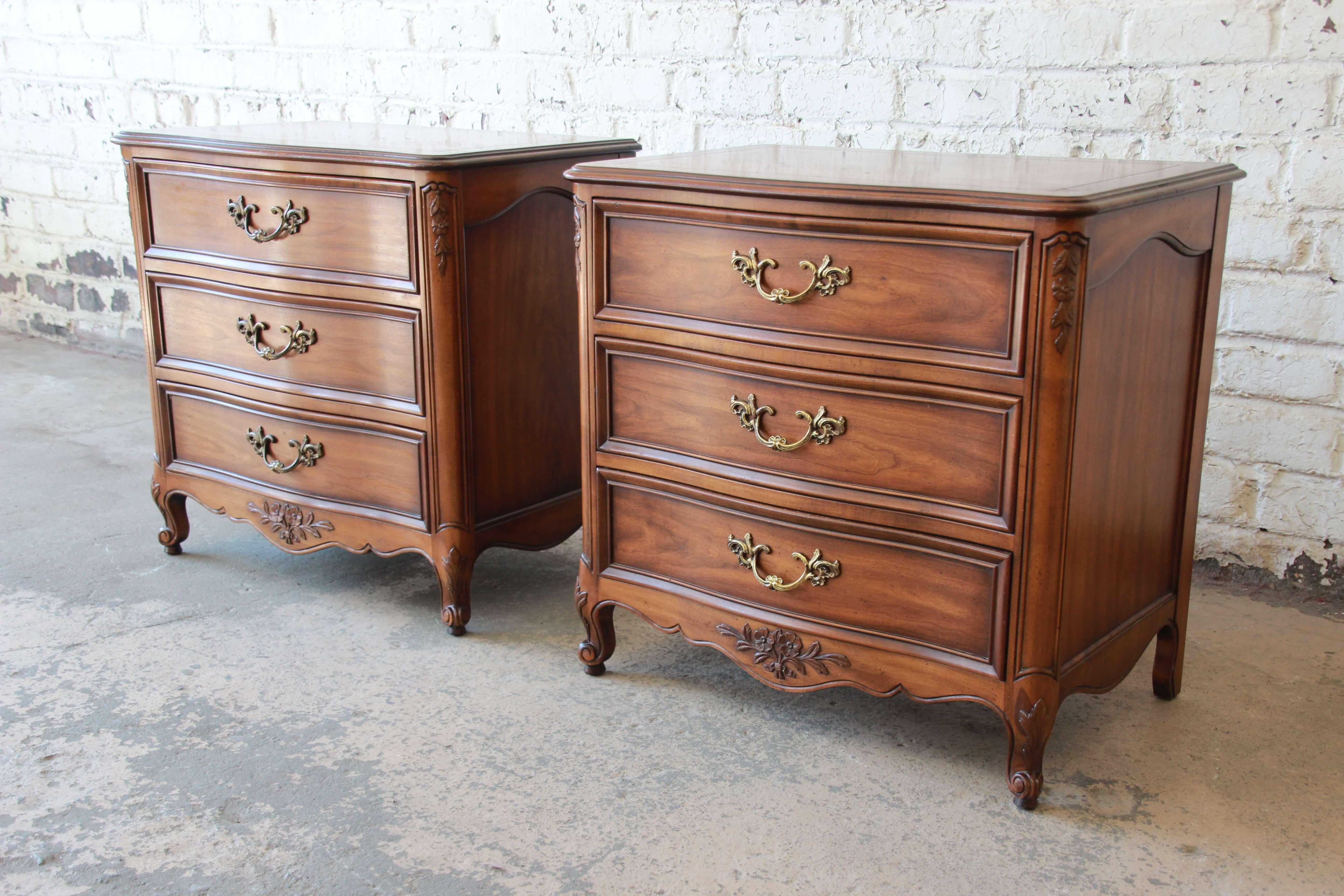 french provincial nightstands