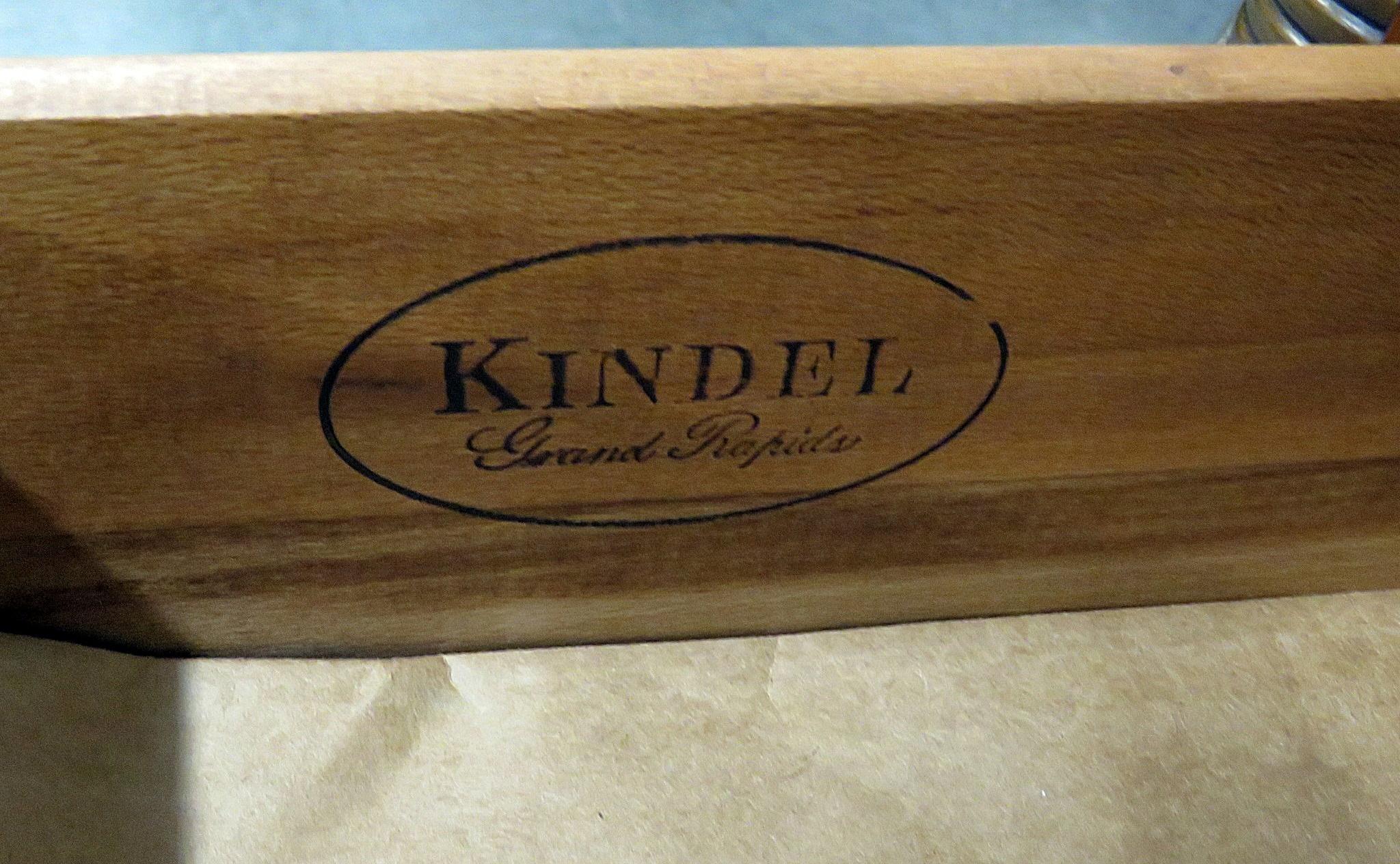 Kindel furniture Belvedere Regency style dresser with drawers over 4-drawers.