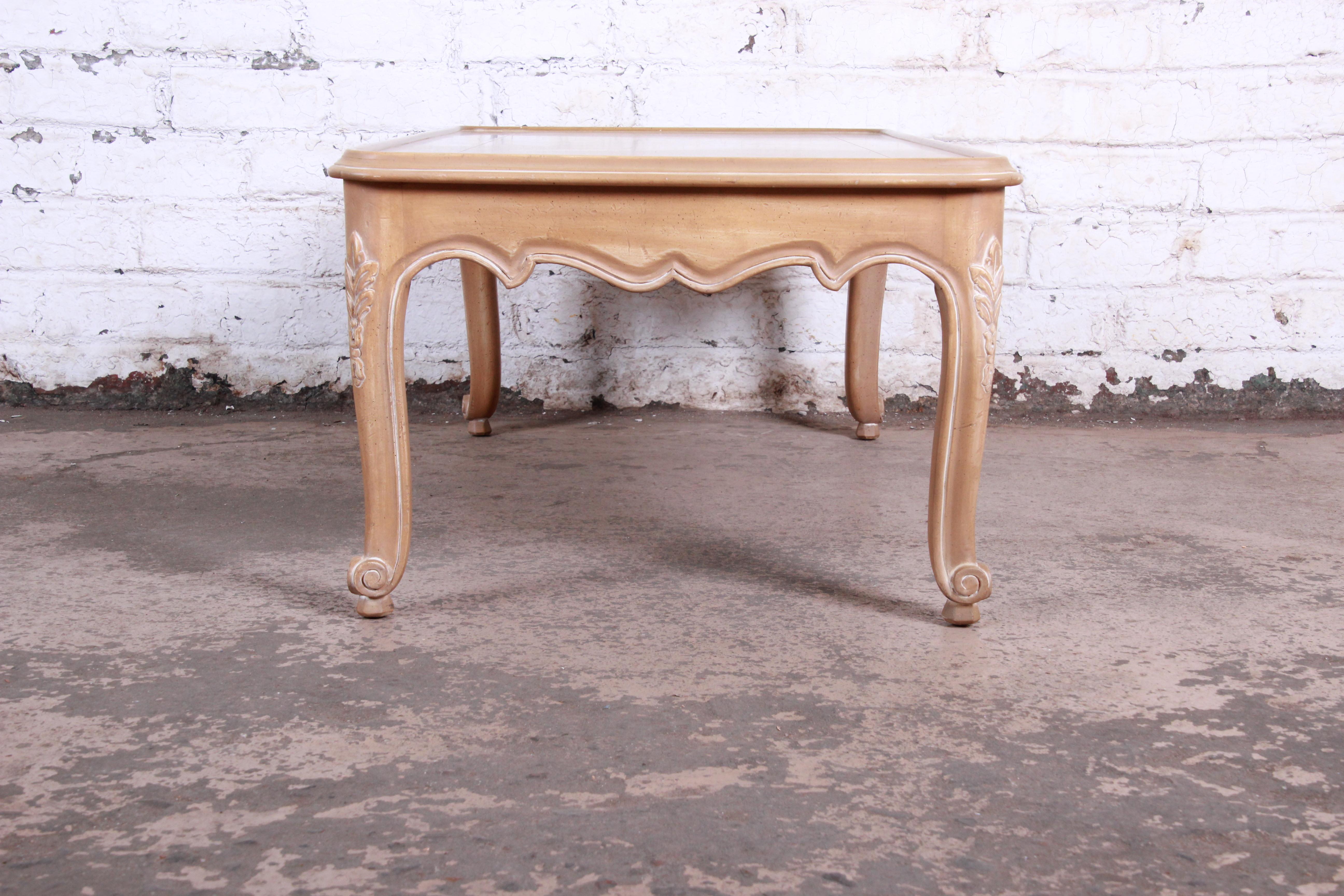Kindel Furniture Carved French Provincial Louis XV Style Coffee Table 3