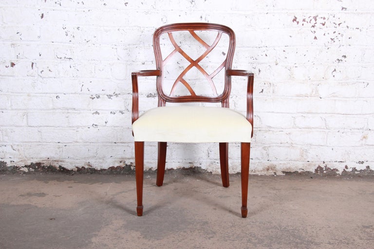 Kindel Furniture Carved Mahogany Formal Dining Chairs, Set of Six at