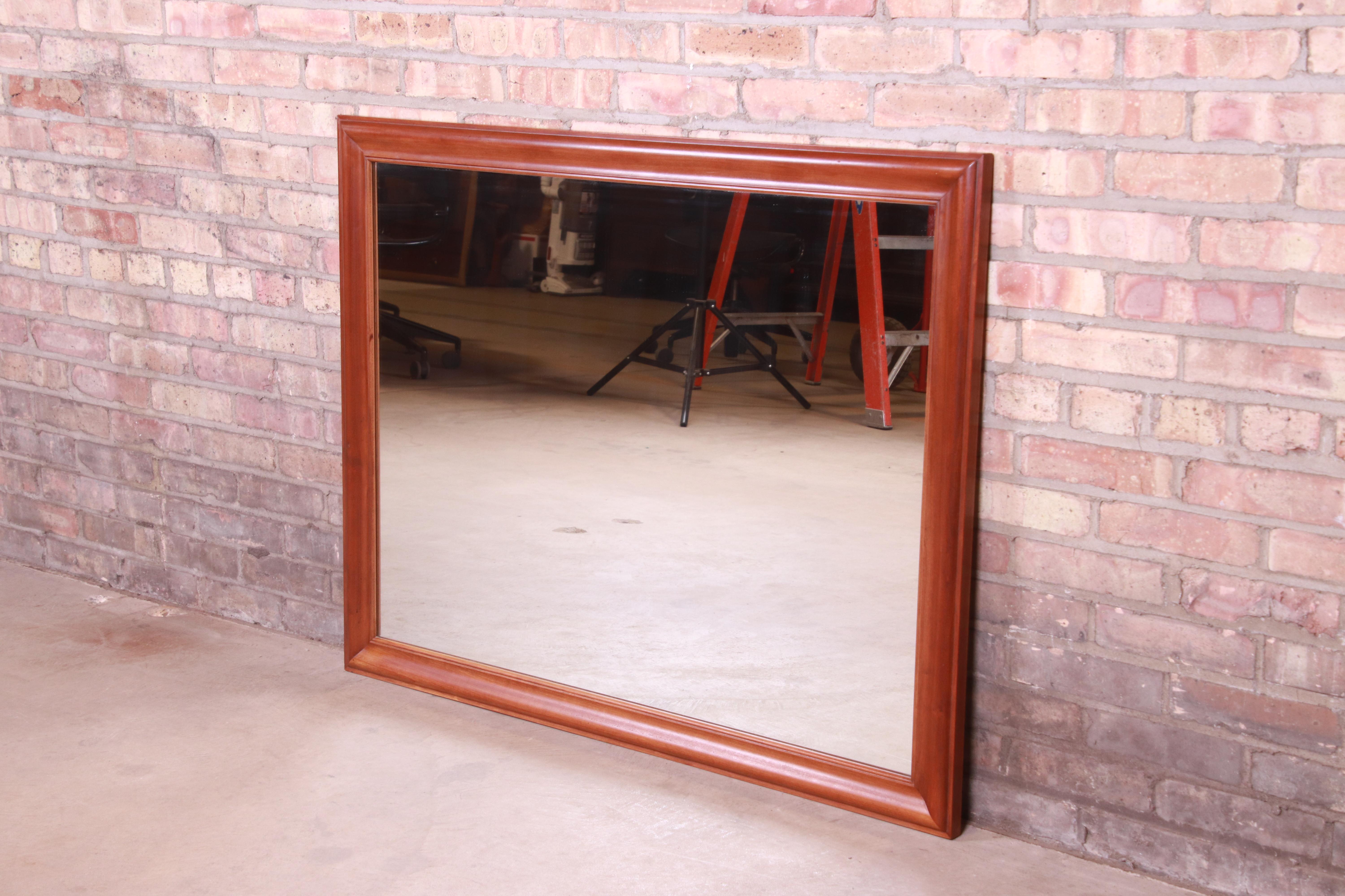 American Kindel Furniture Cherrywood Framed Wall Mirror For Sale