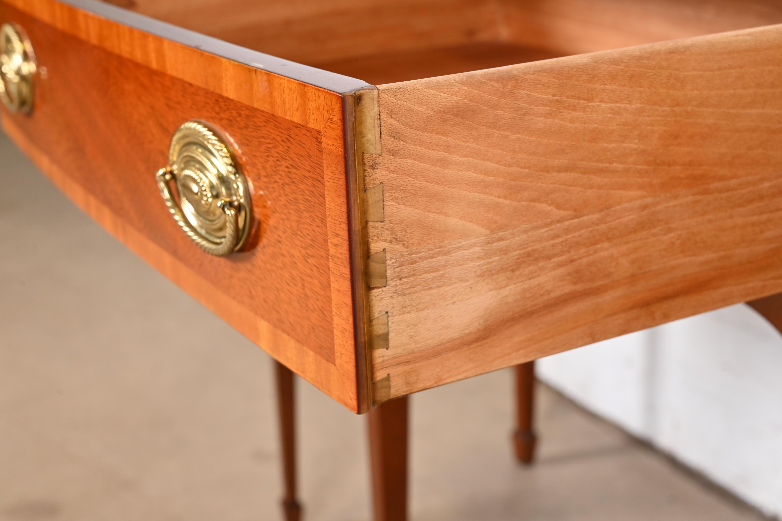 Kindel Furniture Federal Inlaid Mahogany Bow Front Sideboard Credenza 6