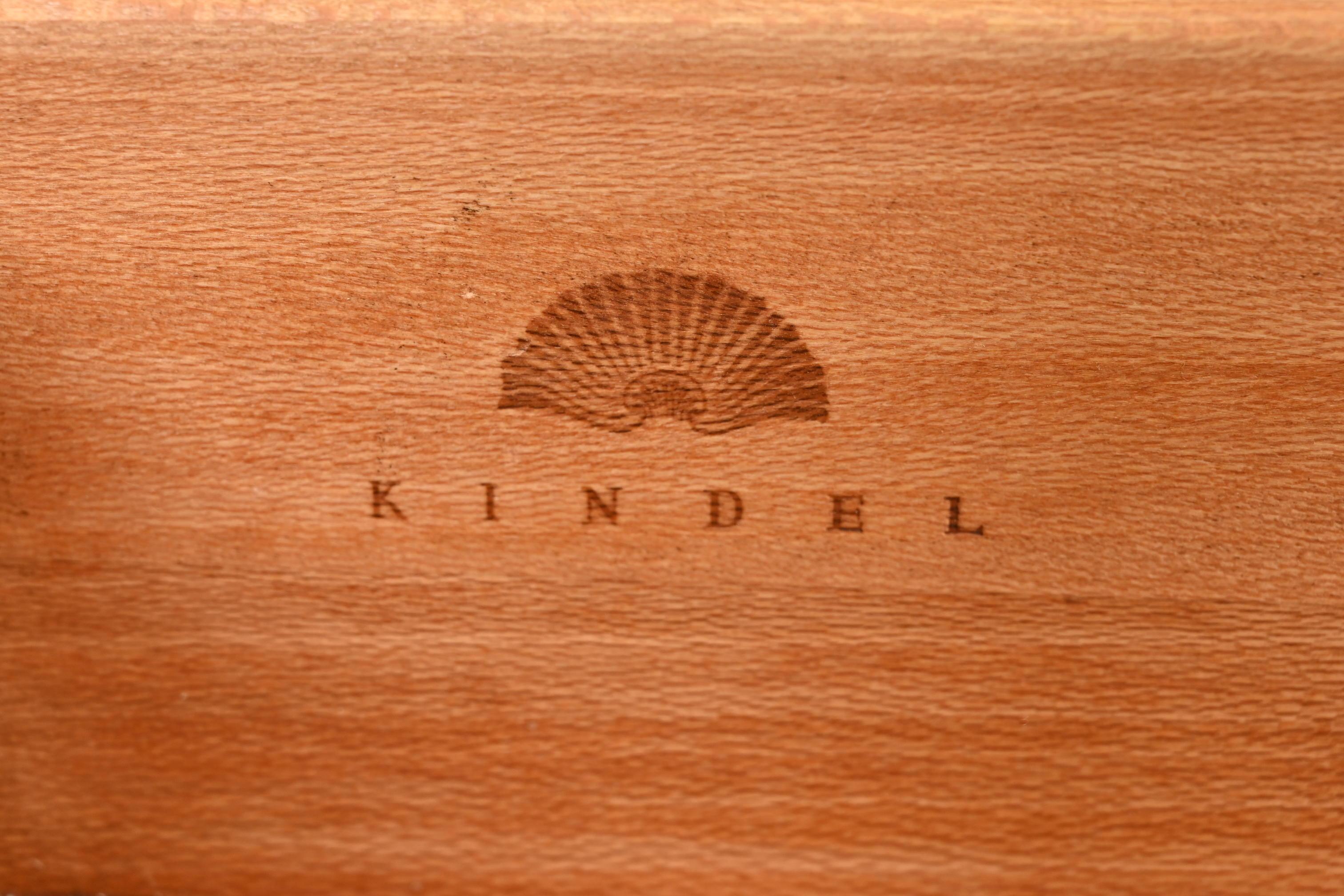 Kindel Furniture Federal Inlaid Mahogany Bow Front Sideboard Credenza 7