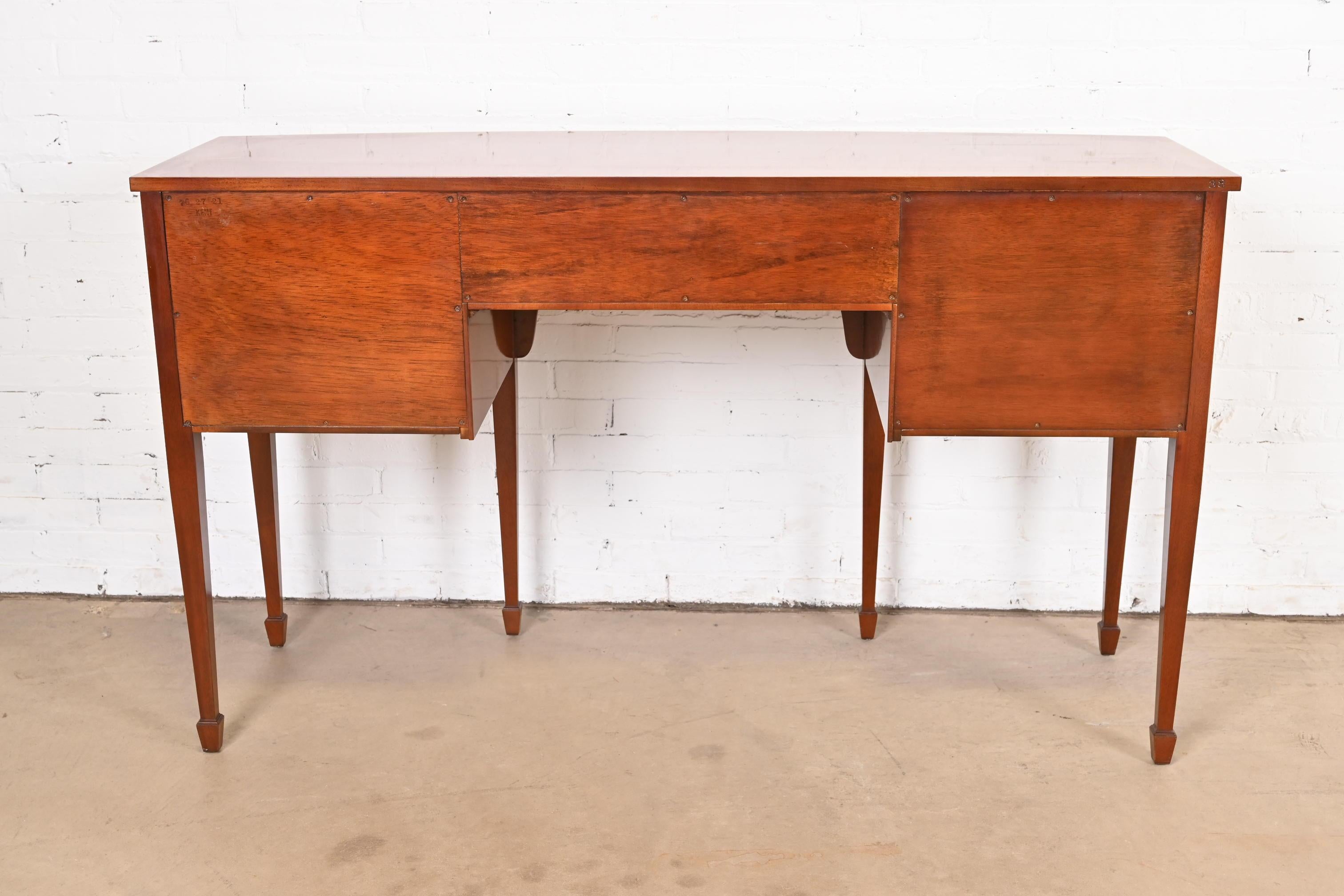 Kindel Furniture Federal Inlaid Mahogany Bow Front Sideboard Credenza 12