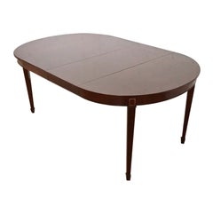 Kindel Furniture Federal Inlaid Mahogany Extension Dining Table