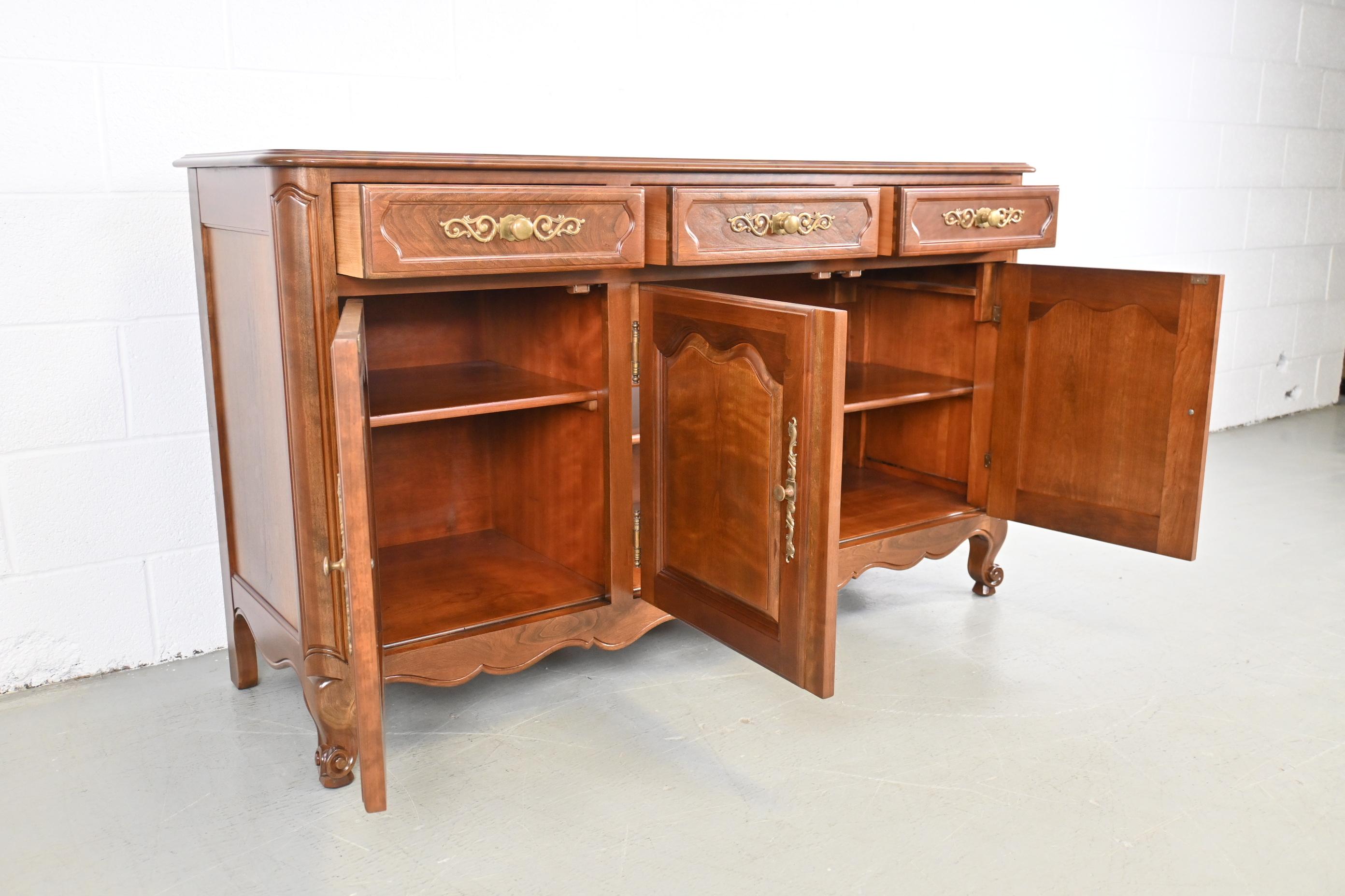 Kindel Furniture French Cherry Sideboard or Credenza For Sale 2