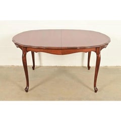 Kindel Furniture French Provincial Extension Dining Table, Newly Refinished