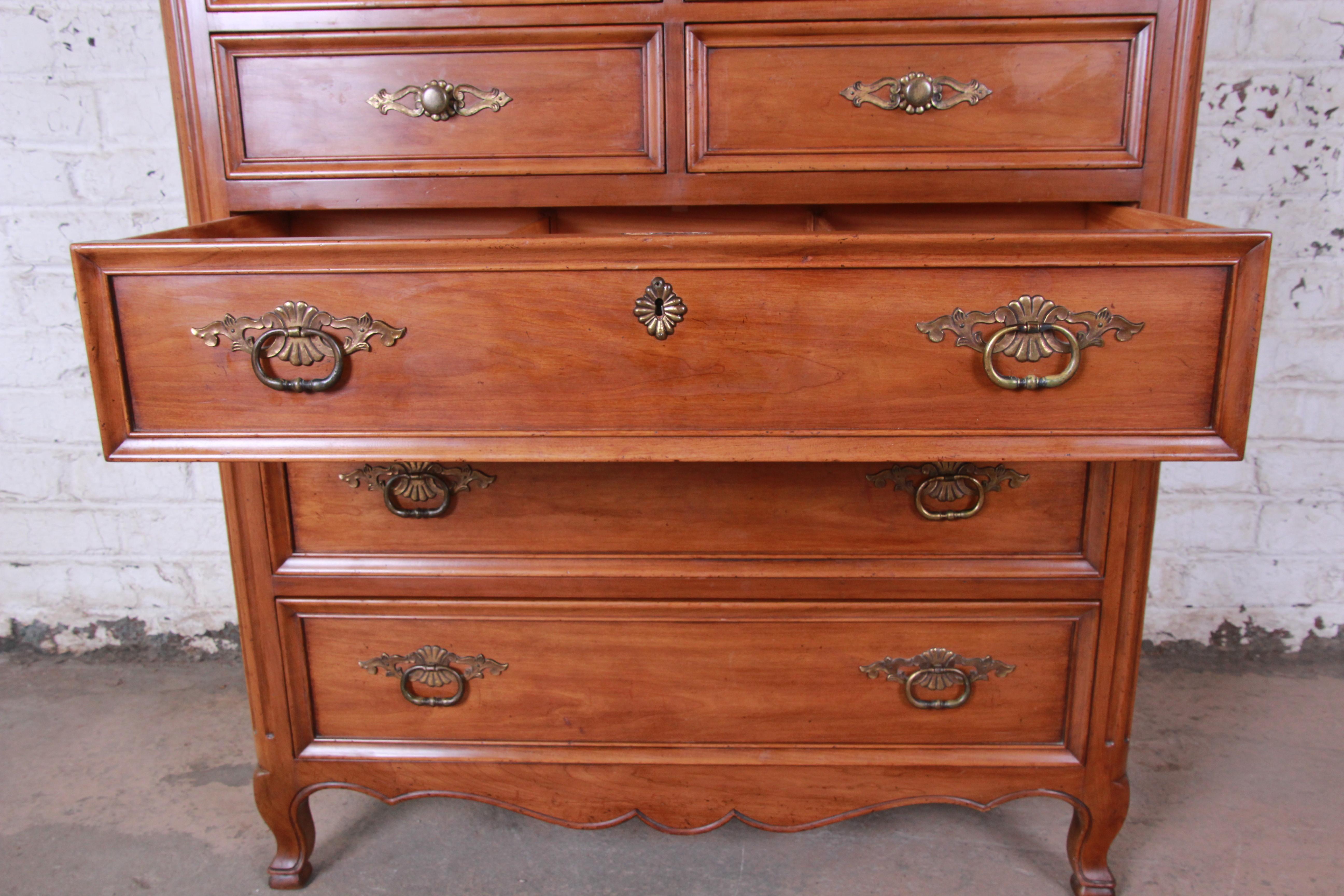 Kindel Furniture French Provincial Highboy Dresser 2