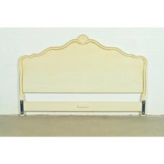 Kindel Furniture French Provincial Louis XV King Size Headboard, Circa 1960s