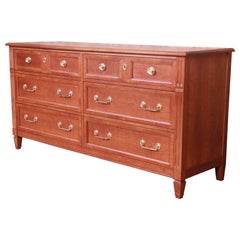 Kindel Furniture French Regency Cherry Wood Dresser or Credenza, Refinished