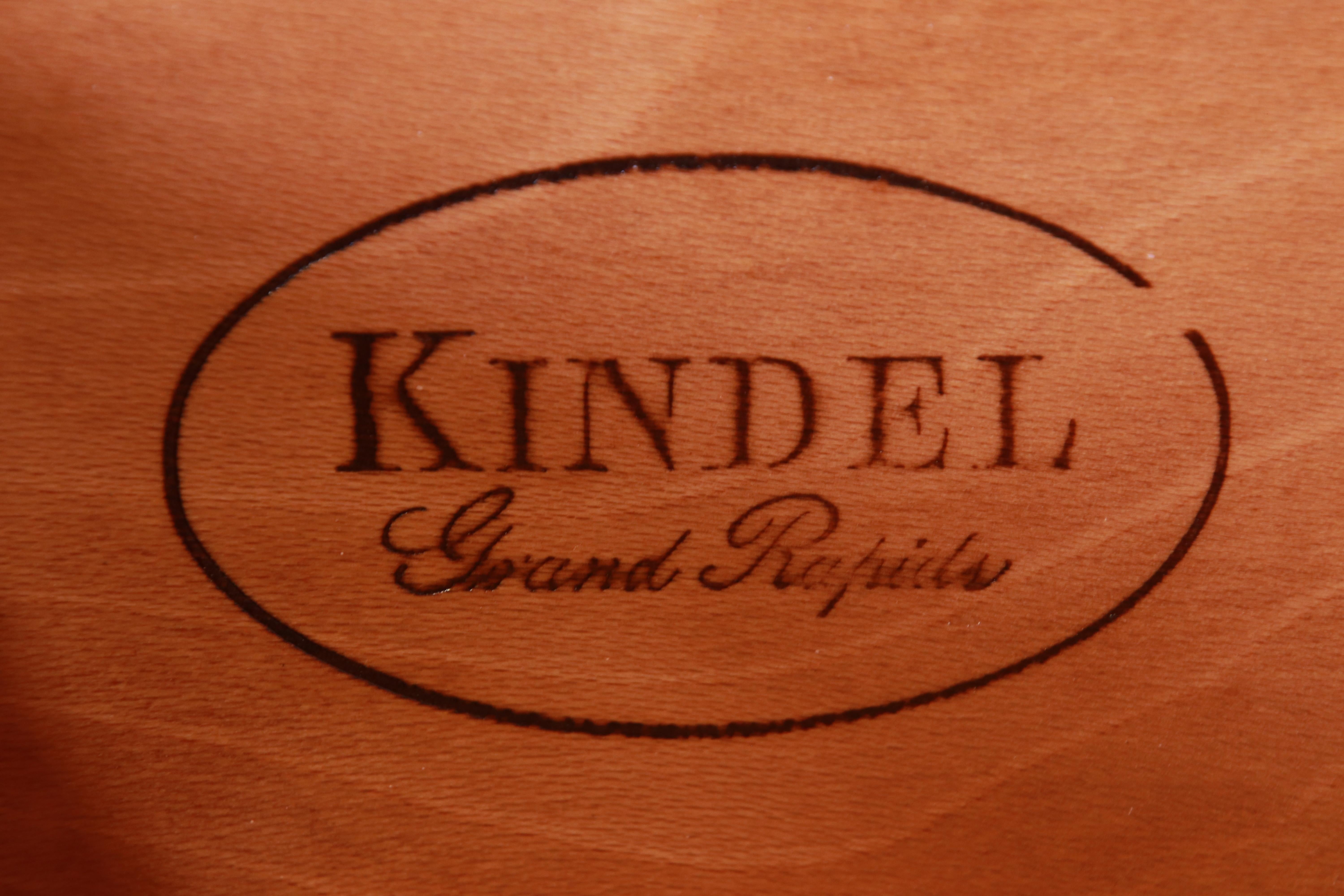 Kindel Furniture French Regency Directoire White Lacquered Dresser, Refinished 2