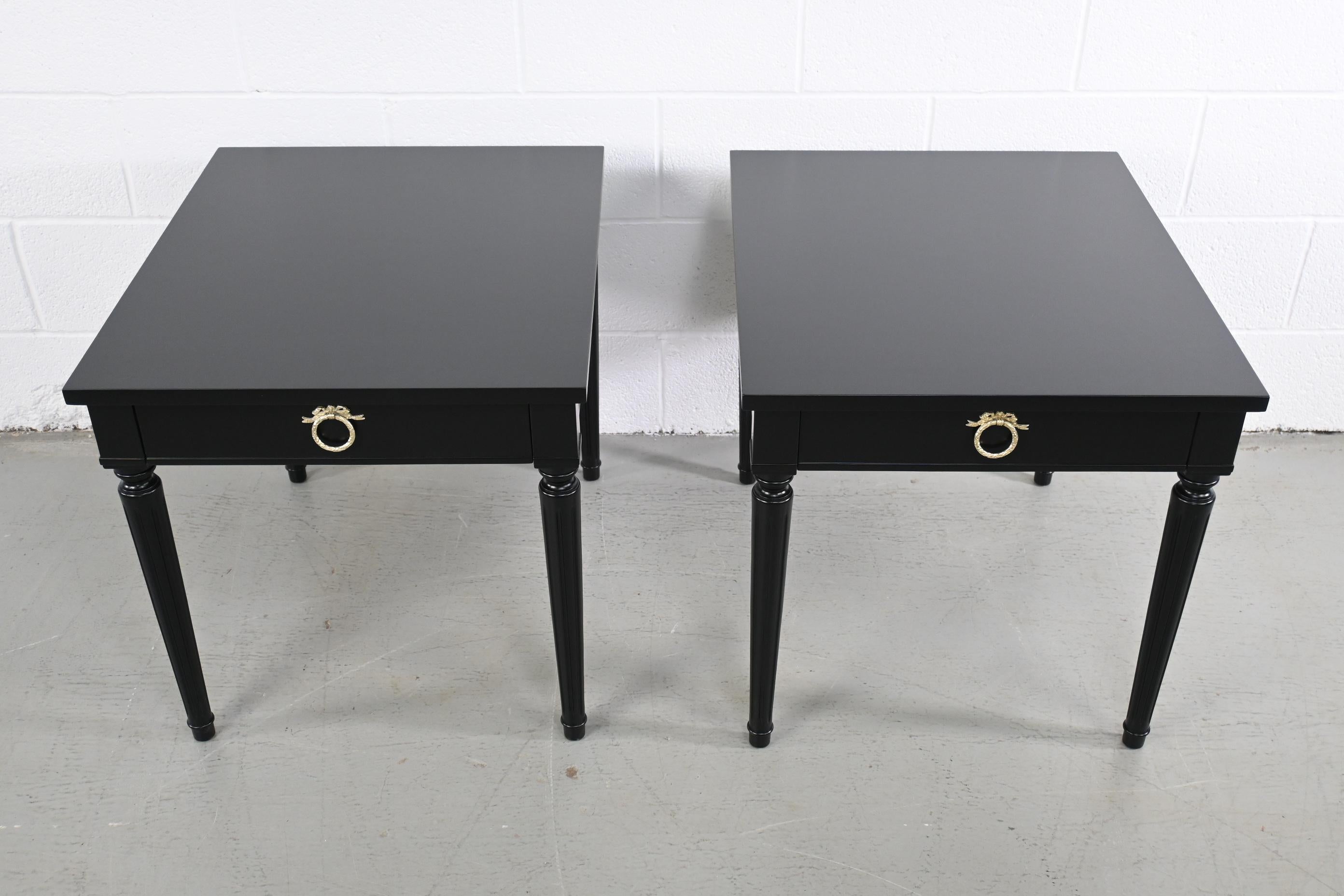 Kindel Furniture French Regency End Tables, a Pair In Excellent Condition In Morgan, UT