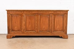 Kindel Furniture French Regency Louis Philippe Cherry Wood Sideboard, 1960s