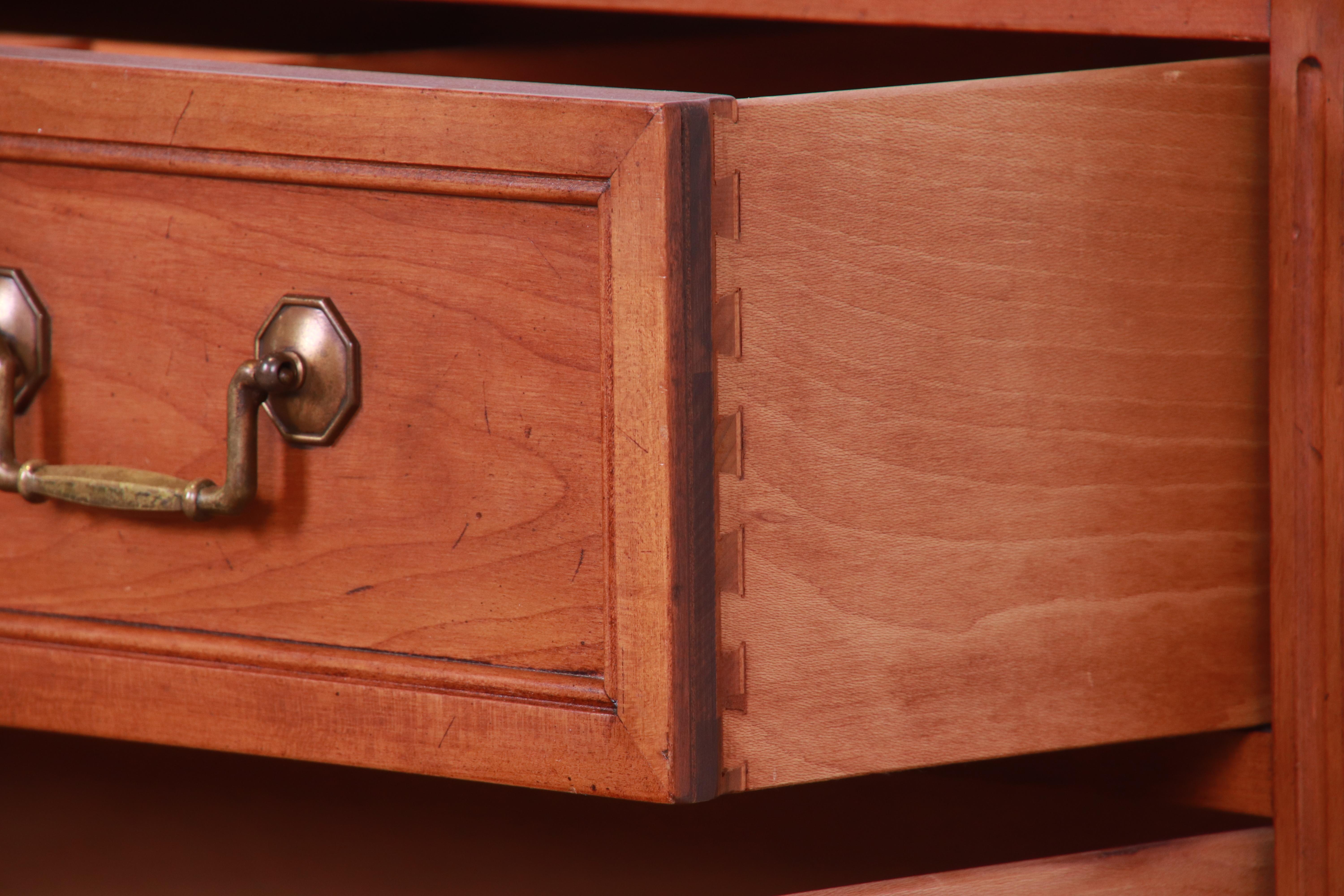 Kindel Furniture French Regency Louis XV Cherry Wood Dresser Chest 4