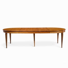 Kindel Furniture French Regency Louis XVI Cherry Expanding Table with 3 Leaves