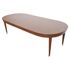 Kindel Furniture French Regency Louis XVI Cherry Wood Dining Table, Refinished
