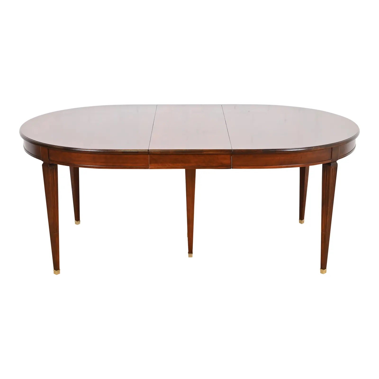 Kindel Furniture French Regency Louis XVI Cherry Wood Dining Table, Refinished