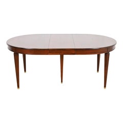 Kindel Furniture French Regency Louis XVI Cherry Wood Dining Table, Refinished