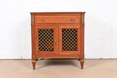 Kindel Furniture French Regency Louis XVI Cherry Wood Nightstand, Refinished