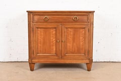 Kindel Furniture French Regency Louis XVI Cherry Wood Server or Bar Cabinet