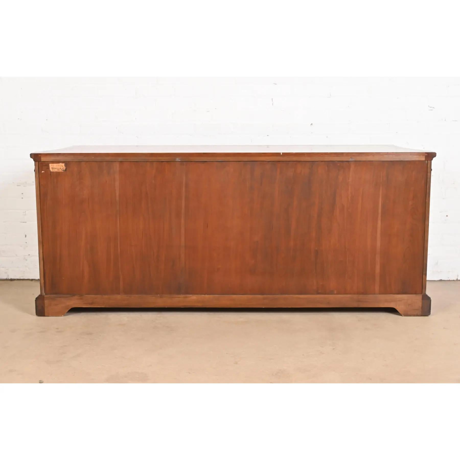 Kindel Furniture French Regency Louis XVI Cherry Wood Sideboard or Bar Cabinet 6