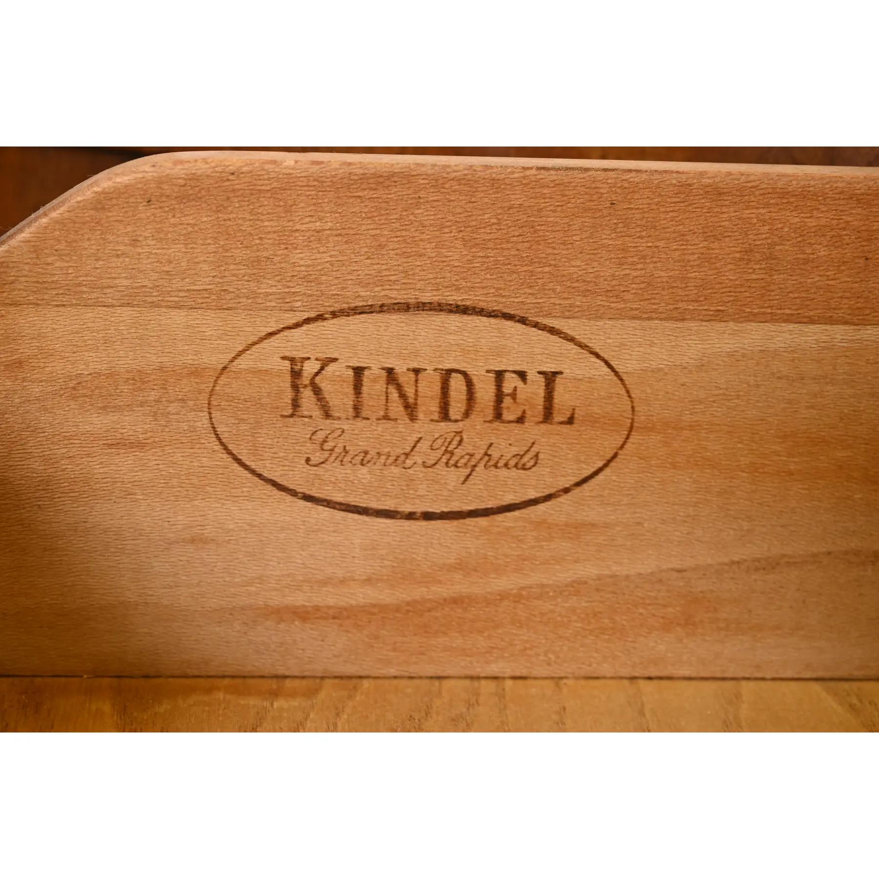 Kindel Furniture French Regency Louis XVI Cherry Wood Sideboard or Bar Cabinet 3