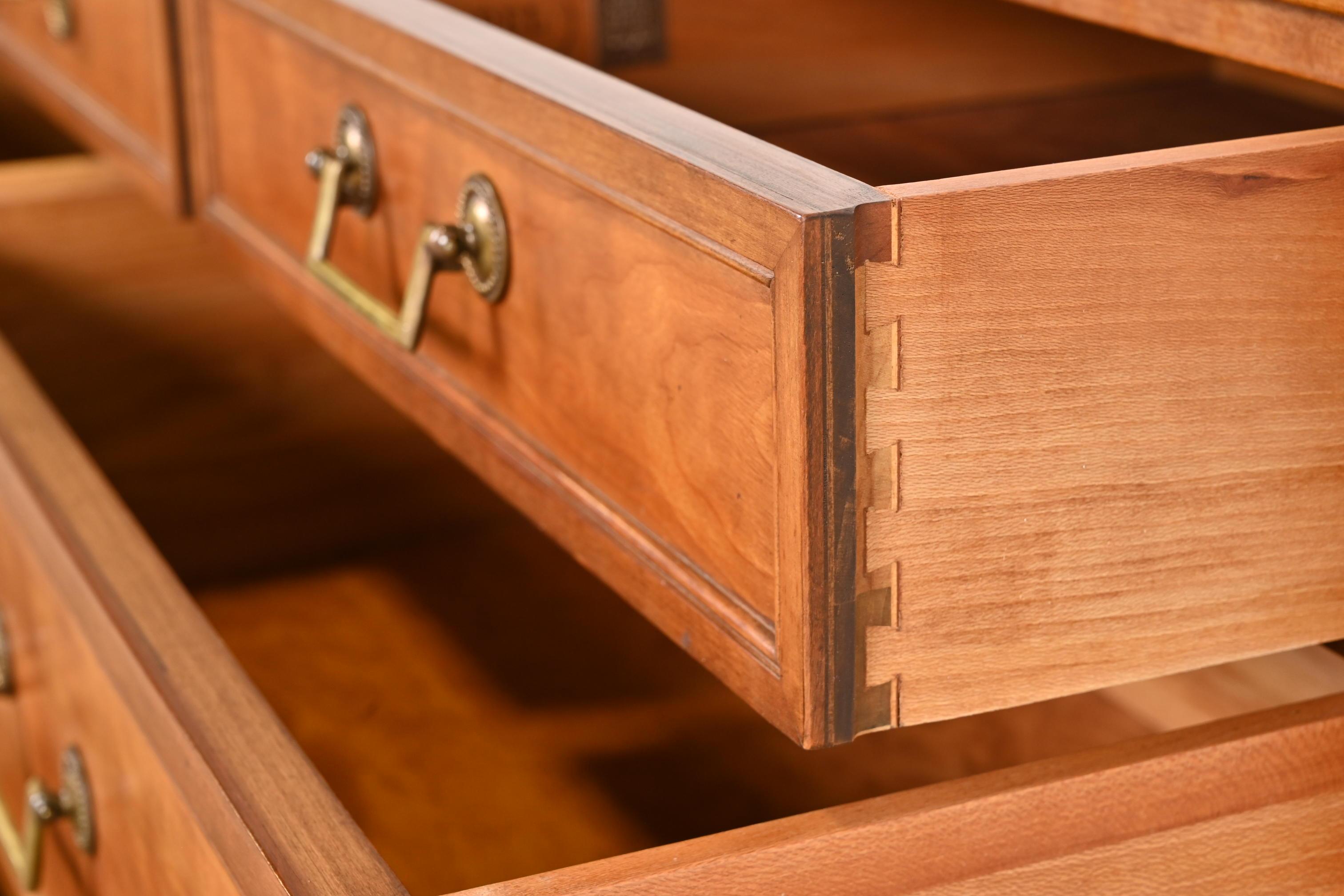 Kindel Furniture French Regency Louis XVI Directoire Style Cherry Wood Dresser 3