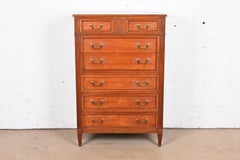 Kindel Furniture French Regency Louis XVI Fruitwood Highboy Dresser