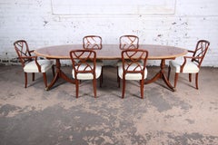 Kindel Furniture Georgian Banded Mahogany Dining Set