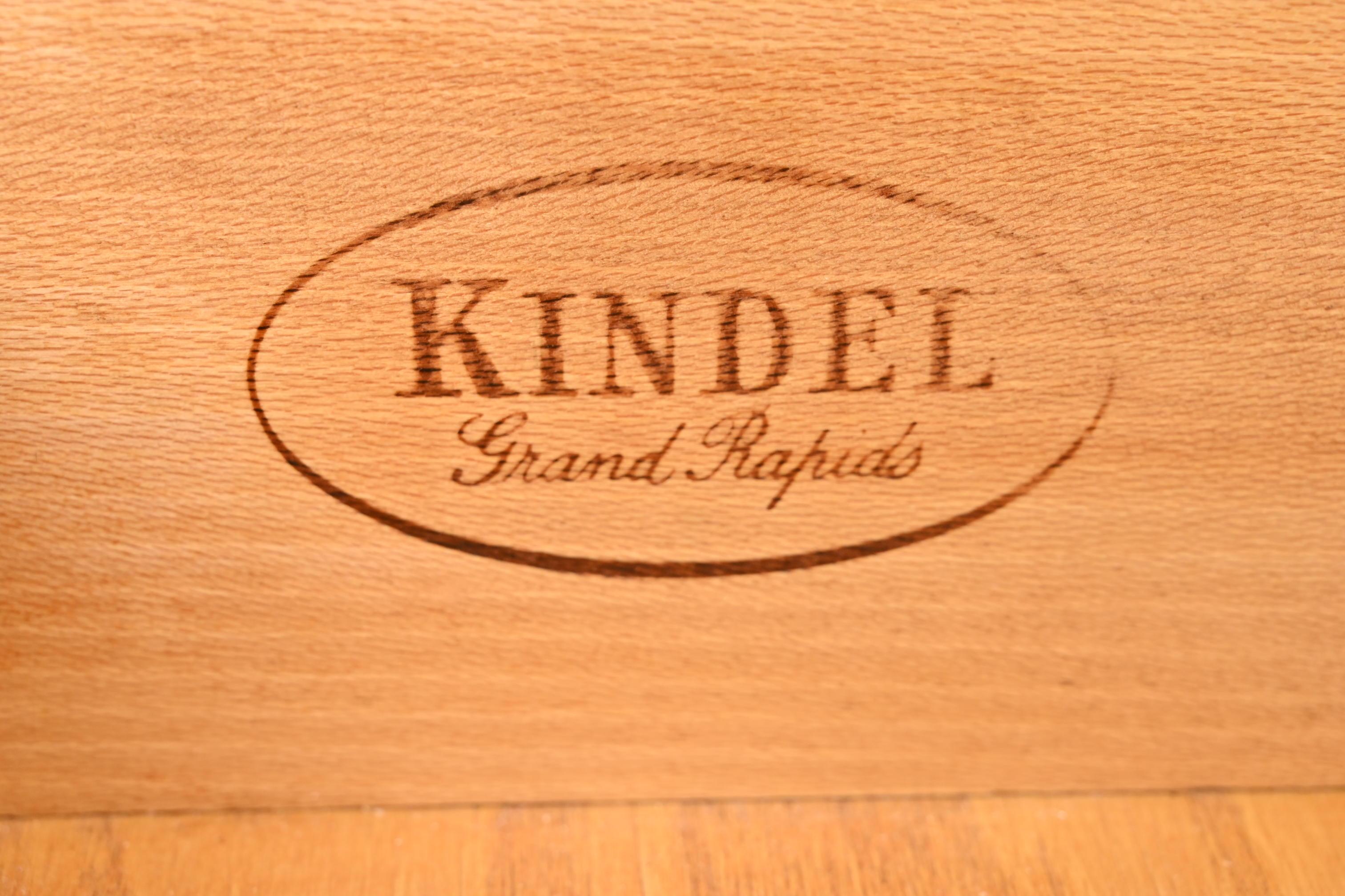 Kindel Furniture Georgian Carved Cherry Wood Dresser or Credenza 5
