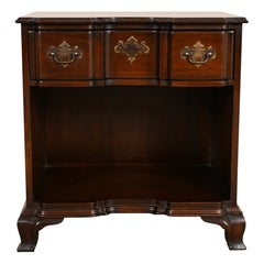 Kindel Furniture Georgian Solid Mahogany Block Front Nightstand