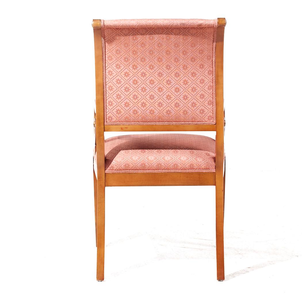 Kindel Furniture Mahagoni-Esszimmerstühle mit Schlittenrückenlehne - 6er-Set im Angebot 8