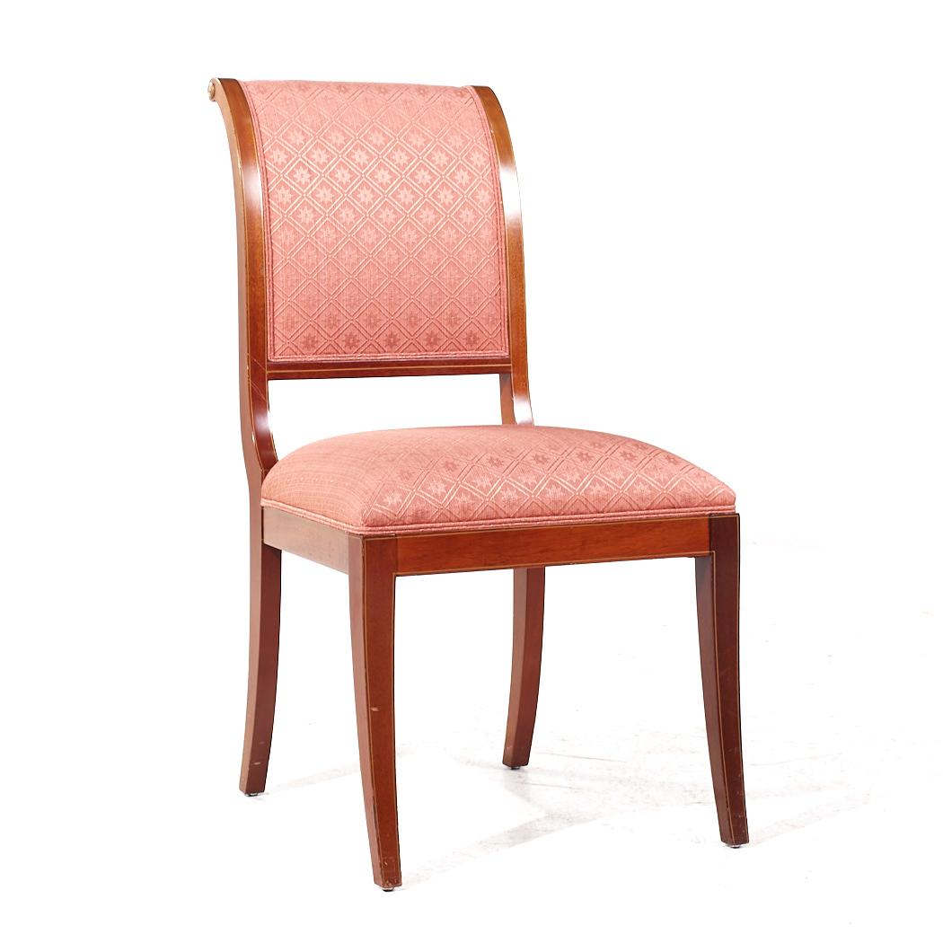Kindel Furniture Mahagoni-Esszimmerstühle mit Schlittenrückenlehne - 6er-Set (amerikanisch) im Angebot