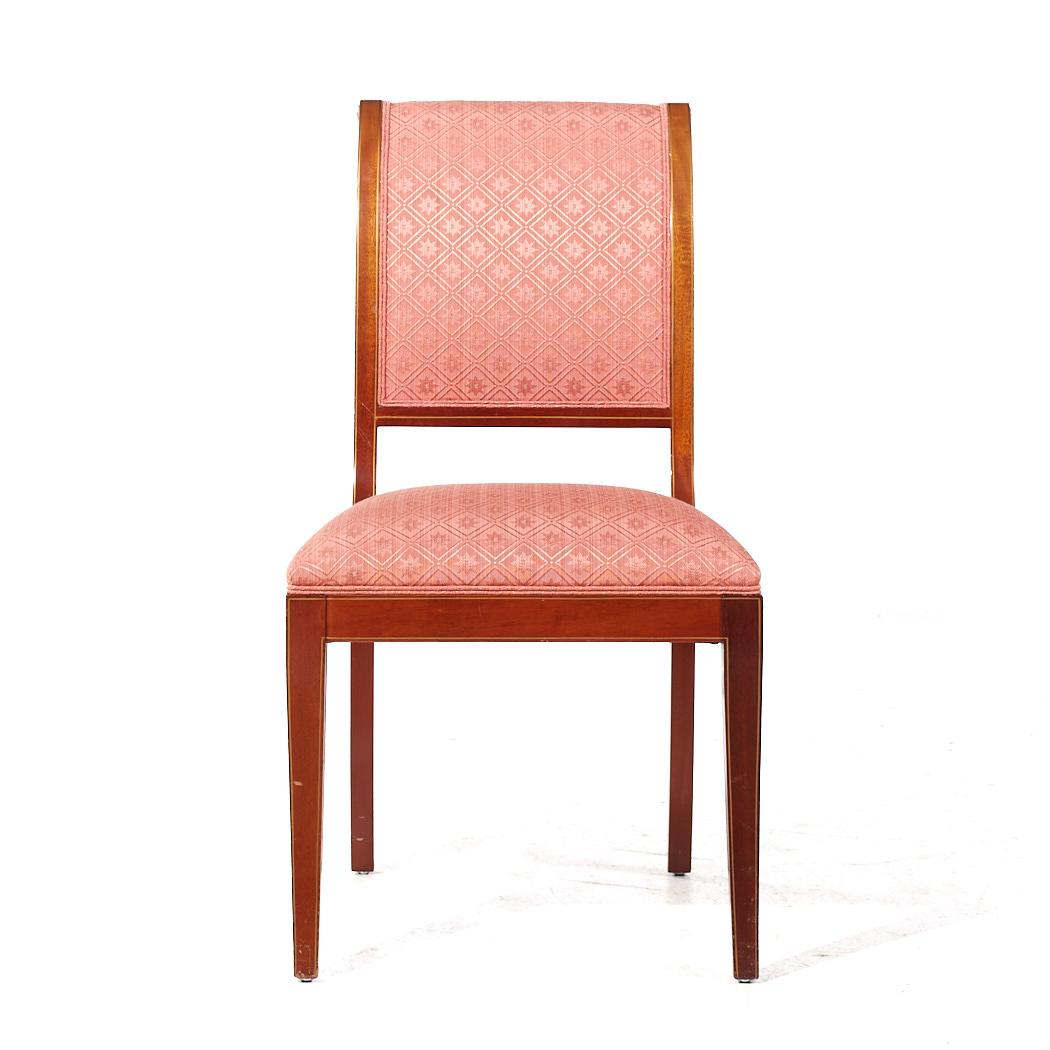 Kindel Furniture Mahagoni-Esszimmerstühle mit Schlittenrückenlehne - 6er-Set im Zustand „Gut“ im Angebot in Countryside, IL