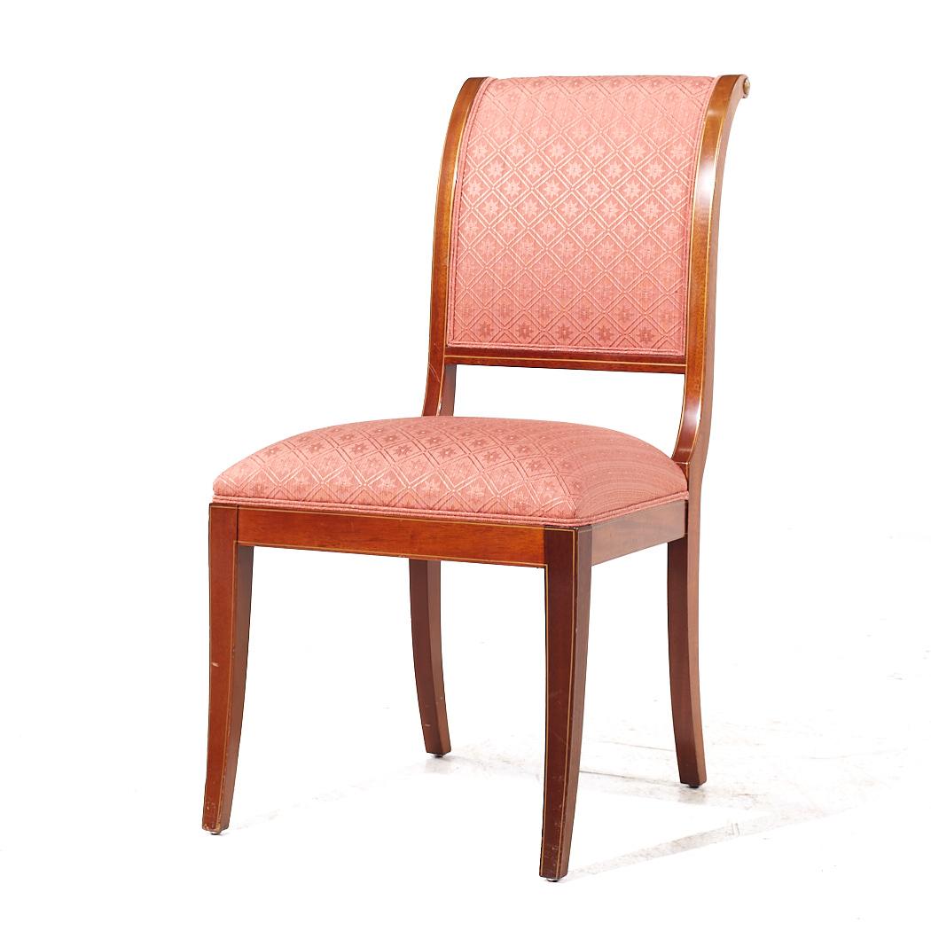 Kindel Furniture Mahagoni-Esszimmerstühle mit Schlittenrückenlehne - 6er-Set (21. Jahrhundert und zeitgenössisch) im Angebot