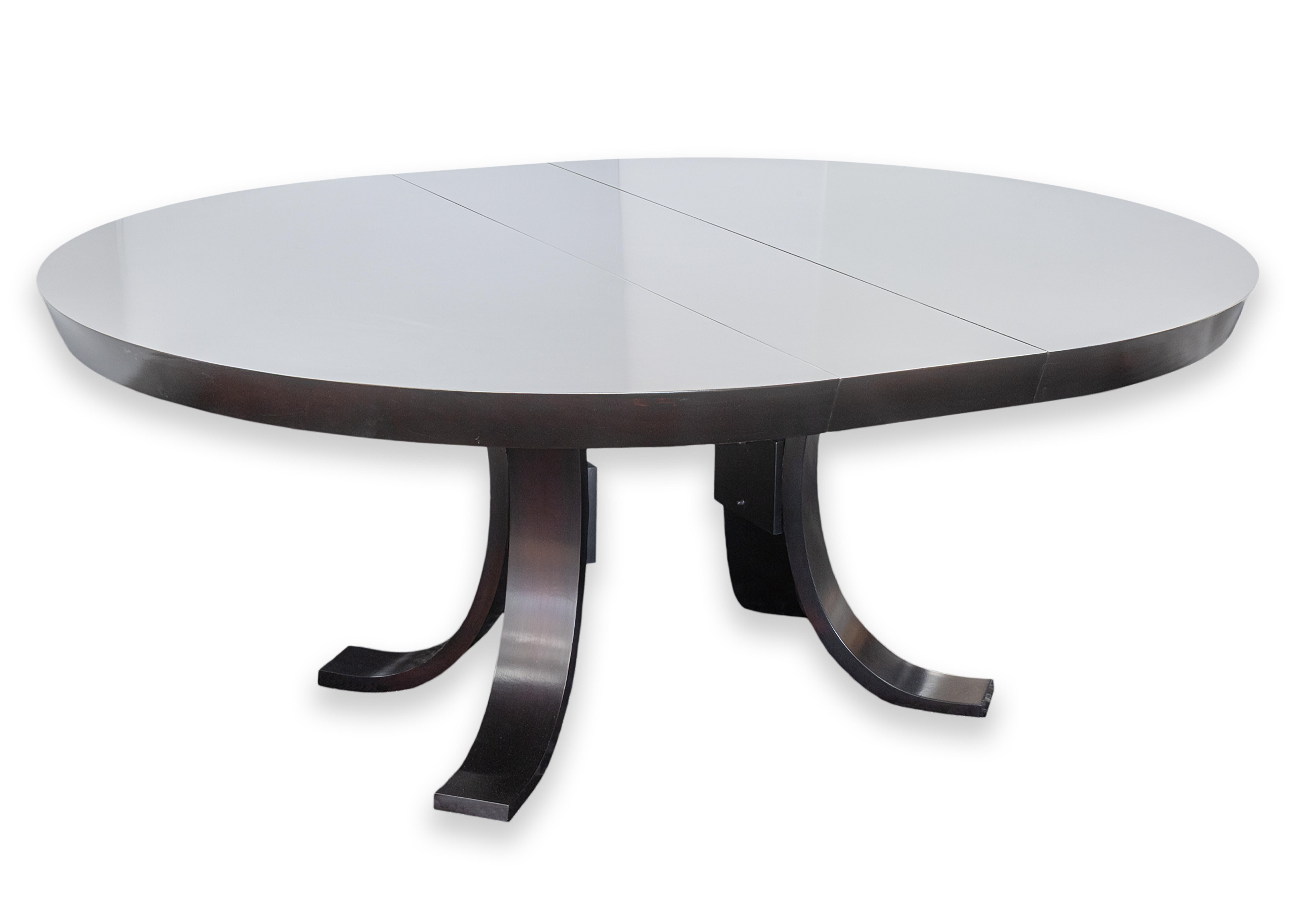 Kindel Furniture Mark Cherry Wood Custom Made Dining Table by Dorothy Draper For Sale 3