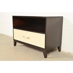Kindel Furniture Modern Hollywood Regency Cabinet or Bedside Chest