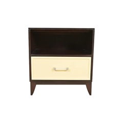 Kindel Furniture Modern Hollywood Regency Mahogany Nightstand