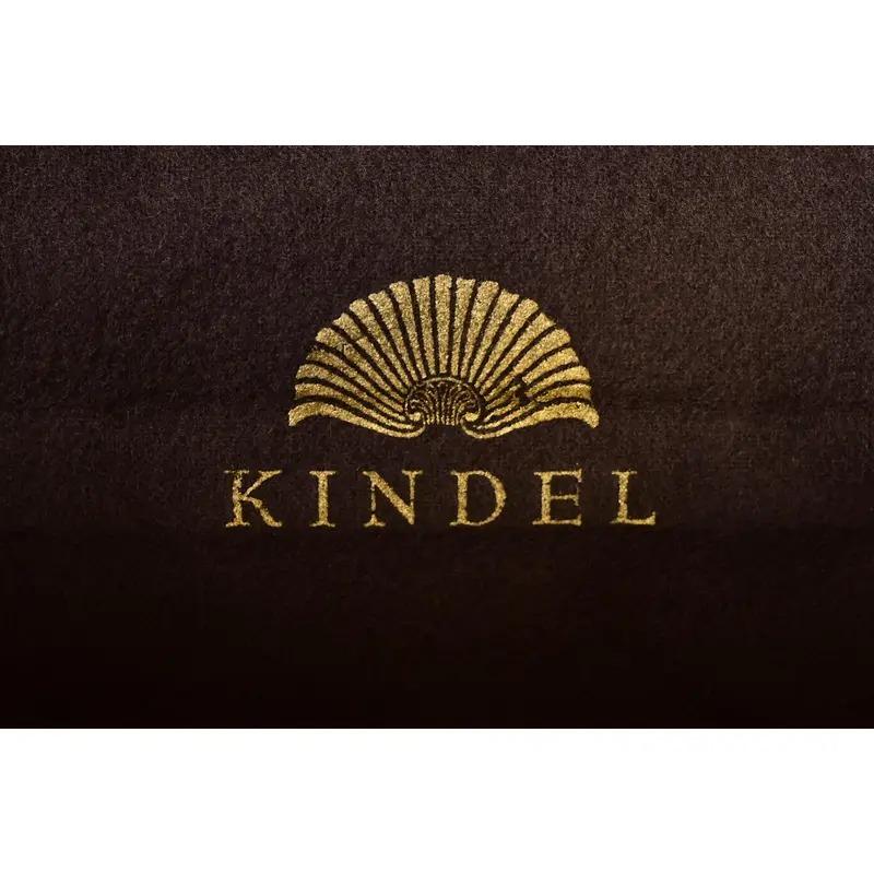 Kindel Furniture Neoclassical Carved Mahogany Breakfront Bookcase Cabinet For Sale 6