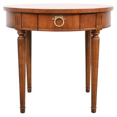 Vintage Kindel Furniture Neoclassical Style Round Side or End Table