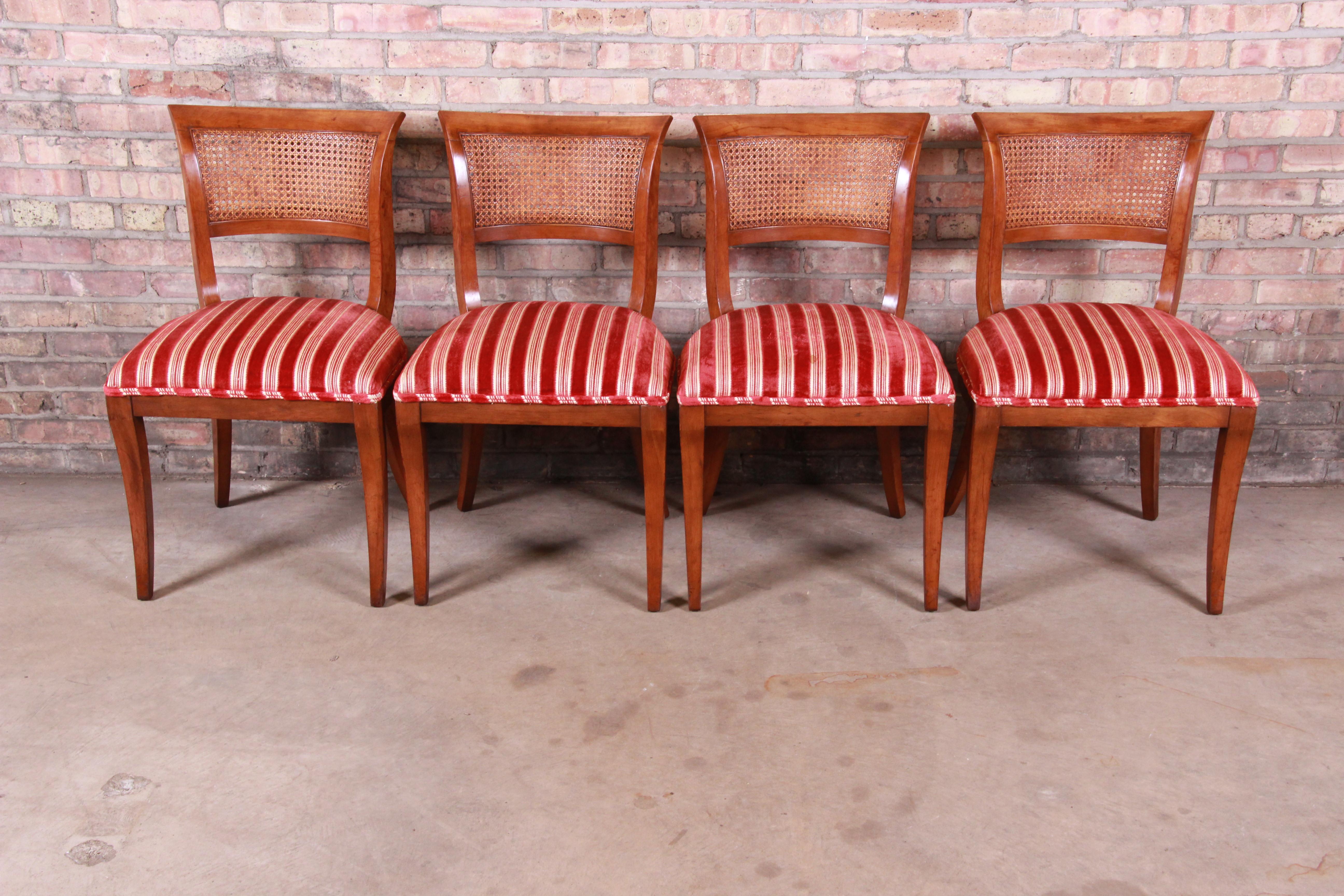 Kindel Furniture Regency Cane Back Dining Chairs, Set of Six 3