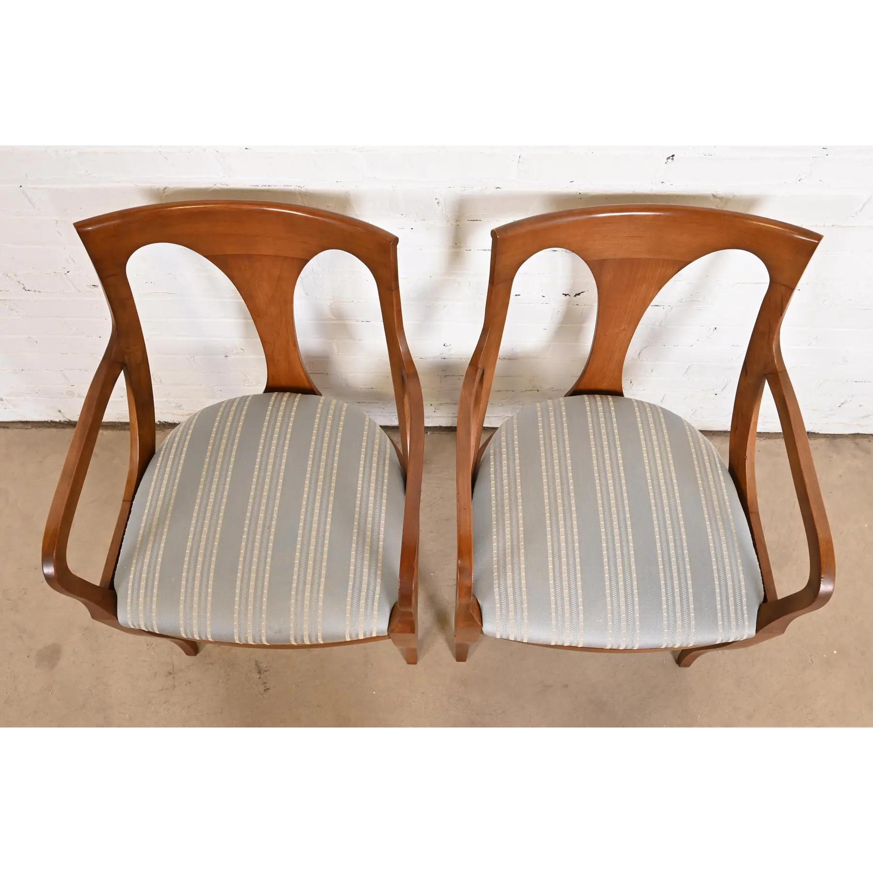 Kindel Furniture Regency Cherry Wood Dining Chairs, Set of Six 6