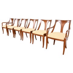 Kindel Furniture Regency Cherry Wood Dining Chairs, Set of Six