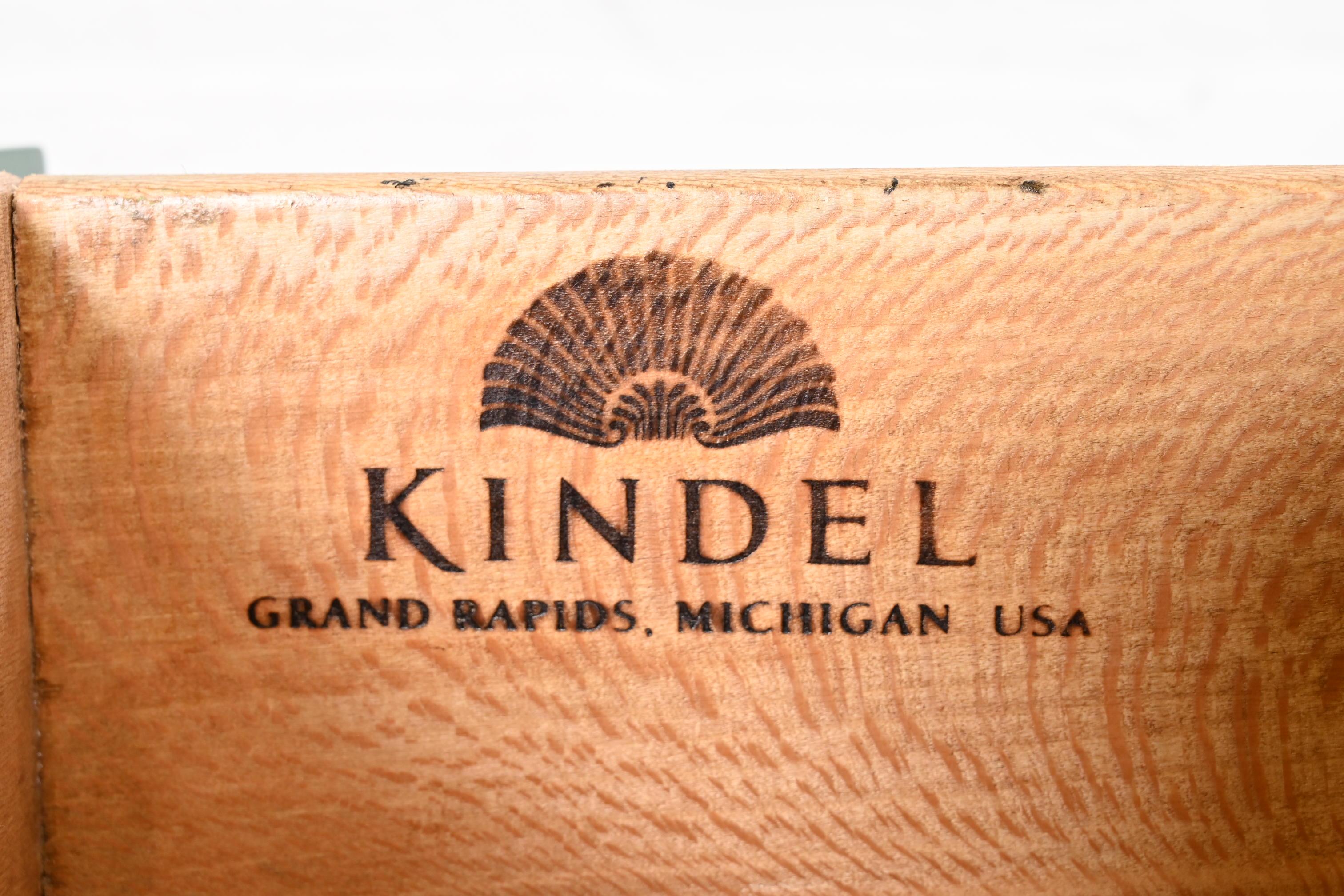 Kindel Furniture Regency Green Lacquered Tea Table, Newly Refinished 3