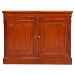 Kindel Furniture Regency Mahogany Flip Top Rolling Bar Cabinet