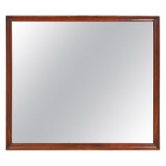 Kindel Furniture Style Mid-Century Mahogany Framed Wall Mirror, 1960s