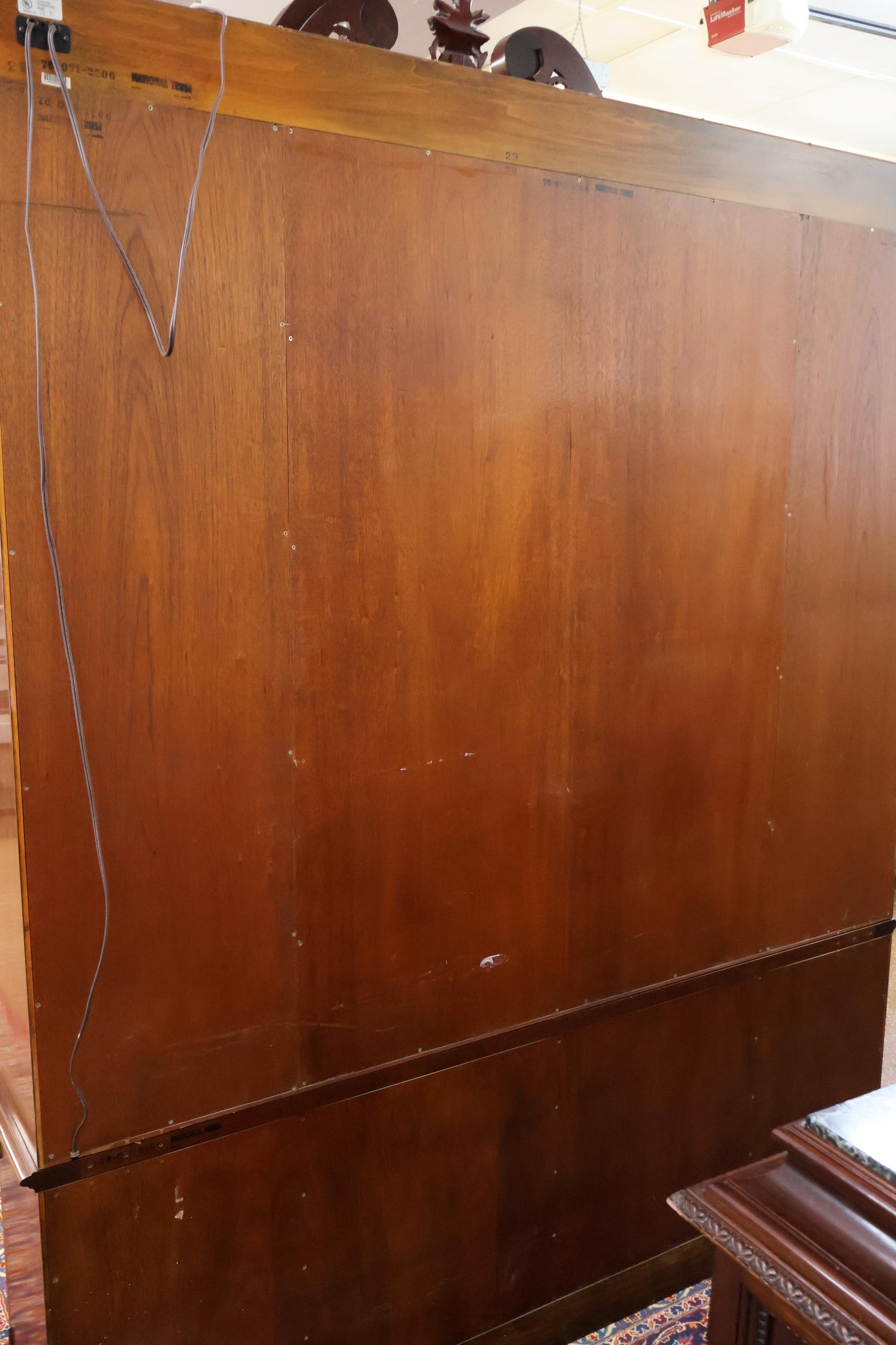 Kindel Historic Trust Mahogany Bookcase China Cabinet Breakfront For Sale 12
