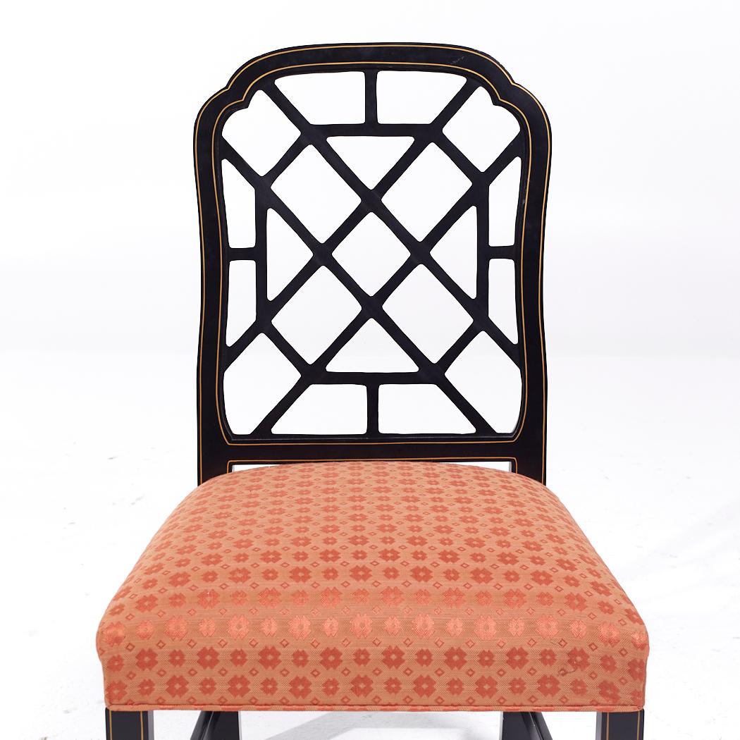 Kindel Lattice Back Dining Chairs - Set of 6 For Sale 3