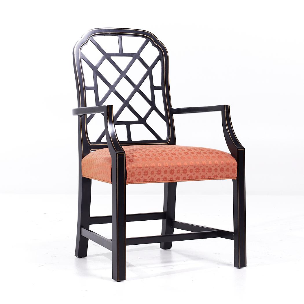 Kindel Lattice Back Dining Chairs - Set of 6 For Sale 4